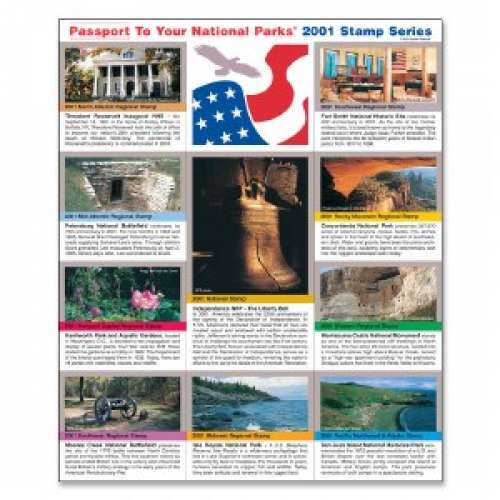NPS Passport 2001 Stamps